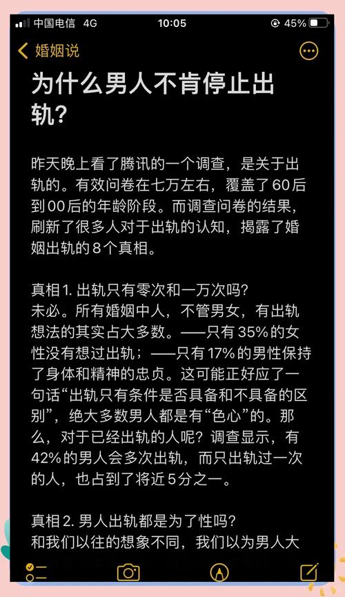 出轨为什么_出轨女人的自白小说妻子出轨_男人第一次出轨后还会出轨吗